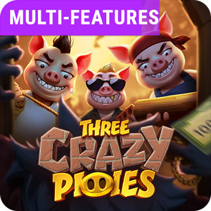 THREE CRAZY PIGGIES