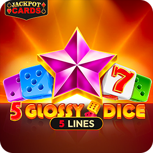5 GLOSSY DICE